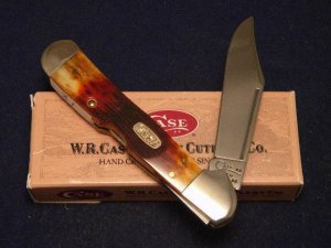 Case XX USA 1998 Chestnut Saw Bone 61549L SS Copperlock Knife - SFO - NIB