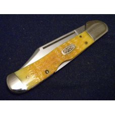 Case XX USA 1998 Yellow Rogers Bone 61549L SS Copperlock Knife - SFO - NIB Case XX USA 1998 Yellow Rogers Bone 61549L SS Copperlock Knife - SFO - NIB