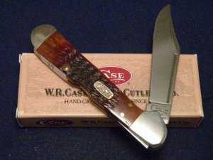 Case XX USA 1998 Chestnut Rogers Bone 61549L SS Copperlock Knife - SFO - NIB