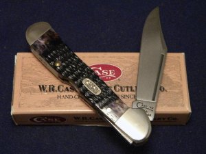 Case XX USA 1998 Purple Rogers Bone 61549L SS Copperlock Knife - SFO - NIB