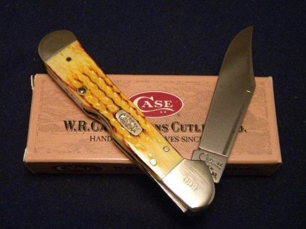 Case XX USA 1998 Snake Skin Burnt Lite Yellow Bone 61549L SS Copperlock Knife - SFO - NIB Case XX USA 1998 Snake Skin Burnt Lite Yellow Bone 61549L SS Copperlock Knife - SFO - NIB