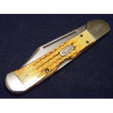 Case XX USA 1998 Snake Skin Burnt Lite Yellow Bone 61549L SS Copperlock Knife - SFO - NIB Case XX USA 1998 Snake Skin Burnt Lite Yellow Bone 61549L SS Copperlock Knife - SFO - NIB