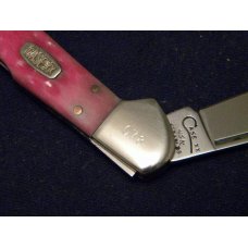 Case XX USA 1998 Pink Bubba Gum Jigged Bone 61549L SS Copperlock Knife - SFO - NIB Case XX USA 1998 Pink Bubba Gum Jigged Bone 61549L SS Copperlock Knife - SFO - NIB