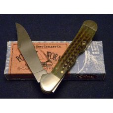 Case XX USA 2000 Pocket Worn Green Bone 61549L SS Copperlock Knife - NIB