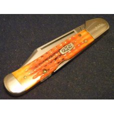 Case XX USA 1998 Pig Skin Dark Orange Bone 61549L SS Copperlock Knife - SFO - NIB Case XX USA 1998 Pig Skin Dark Orange Bone 61549L SS Copperlock Knife - SFO - NIB