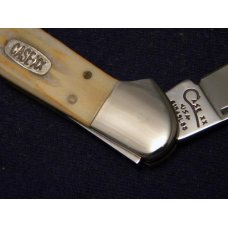 Case XX USA 1998 Burnt White Jigged Bone 61549L SS Copperlock Knife - SFO - NIB Case XX USA 1998 Burnt White Jigged Bone 61549L SS Copperlock Knife - SFO - NIB