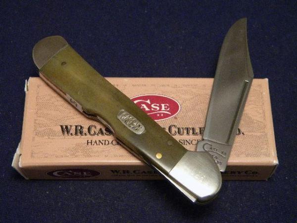 Case XX USA 1998 Smooth Green Bone 61549L SS Copperlock Knife - SFO - NIB Case XX USA 1998 Smooth Green Bone 61549L SS Copperlock Knife - SFO - NIB