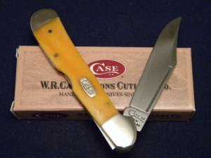 Case XX USA 1998 Smooth Persimmon Bone 61549L SS Copperlock Knife - SFO - NIB