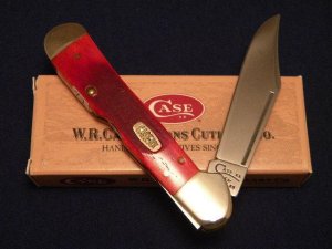 Case XX USA 1998 Red Saw Bone 61549L SS Copperlock Knife - SFO - NIB