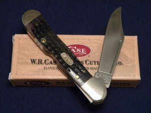 Case XX USA 1998 Purple Corn Cob Jigged Bone 61549L SS Copperlock Knife - SFO - NIB