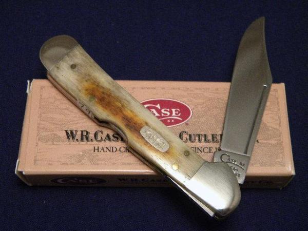 Case XX USA 1997 Smooth Molassis Bone 61549L SS Copperlock Knife - SFO - NIB Case XX USA 1997 Smooth Molassis Bone 61549L SS Copperlock Knife - SFO - NIB