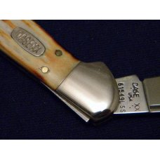 Case XX USA 1997 Burnt White Jigged Bone 61549L SS Copperlock Knife - SFO - NIB Case XX USA 1997 Burnt White Jigged Bone 61549L SS Copperlock Knife - SFO - NIB