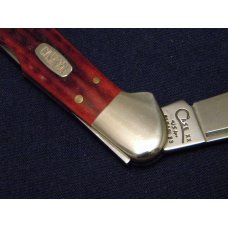 Case XX USA 1997 Pocket Worn Red Bone 61549L SS Copperlock Knife - NIB Case XX USA 1997 Pocket Worn Red Bone 61549L SS Copperlock Knife - NIB