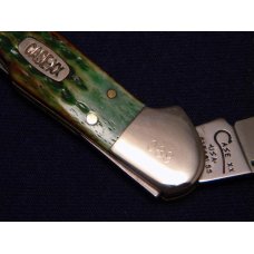 Case XX USA 1998 Lizard Skin Burnt Lite Green Bone 61549L SS Copperlock Knife - SFO - NIB Case XX USA 1998 Lizard Skin Burnt Lite Green Bone 61549L SS Copperlock Knife - SFO - NIB