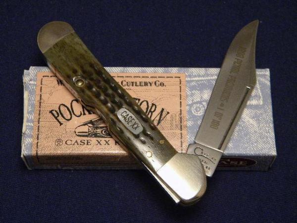 Case XX USA 1998 Pocket Worn Green Bone 61549L SS Pearl Premier Copperlock Knife - NIB Case XX USA 1998 Pocket Worn Green Bone 61549L SS Pearl Premier Copperlock Knife - NIB