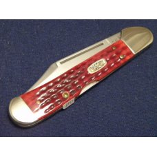 Case XX USA 2000 Pocket Worn Red Bone 61549L SS Copperlock Knife 01-01-00 Shield - SFO - NIB Case XX USA 2000 Pocket Worn Red Bone 61549L SS Copperlock Knife 01-01-00 Shield - SFO - NIB