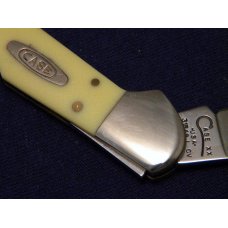 Case XX USA 1998 Yellow Composition 31549L CV Copperlock Knife Merry Christmas 1999 - NIB Case XX USA 1998 Yellow Composition 31549L CV Copperlock Knife Merry Christmas 1999 - NIB