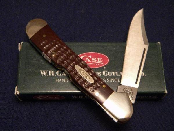 Case XX USA 2002 Jigged Brown Delrin 61549L SS Copperlock Knife - SFO - NIB Case XX USA 2002 Jigged Brown Delrin 61549L SS Copperlock Knife - SFO - NIB