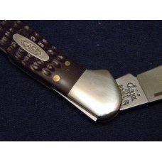 Case XX USA 2002 Jigged Brown Delrin 61549L SS Copperlock Knife - SFO - NIB Case XX USA 2002 Jigged Brown Delrin 61549L SS Copperlock Knife - SFO - NIB