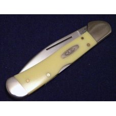 Case XX USA 2002 Yellow Composition 31549L CV Wharncliff Copperlock Knife - SFO - NIB Case XX USA 2002 Yellow Composition 31549L CV Wharncliff Copperlock Knife - SFO - NIB
