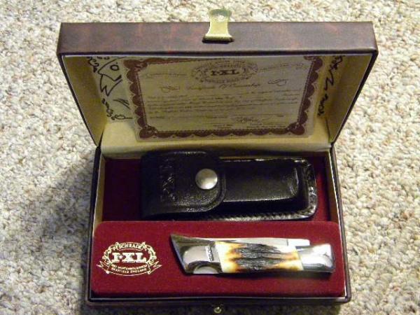 Schrade Wostenholm IXL Sheffield England Stag Lockback - MIB