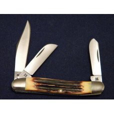 Case XX Stainless USA 3 Dot (1977) Blue Scroll 5347 HP SSP Stag Stockman - Mint Case XX Stainless USA 3 Dot (1977) Blue Scroll 5347 HP SSP Stag Stockman - Mint