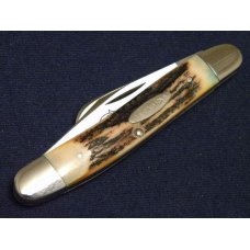 Case XX Stainless USA 3 Dot (1977) Blue Scroll 5347 HP SSP Stag Stockman - Mint Case XX Stainless USA 3 Dot (1977) Blue Scroll 5347 HP SSP Stag Stockman - Mint