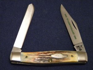 Case XX SS USA 5275 SP SSP 10 Dot (1980) 75th Anniversary Stag Moose Knife - Mint