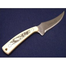 Schrade USA 152SC Scrimshaw Sharpfinger Sheath Knife - NIB Schrade USA 152SC Scrimshaw Sharpfinger Sheath Knife - NIB