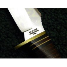 Western Boulder, Colo. USA L39 Leather Fixed Blade Sheath Knife Western Boulder, Colo. USA L39 Leather Fixed Blade Sheath Knife