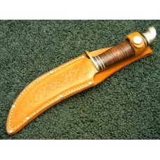 Western Boulder, Colo. USA L39 Leather Fixed Blade Sheath Knife