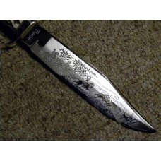 G.C. Co. Solingen Germany (Guttmann Cutlery Co.) Solingen Germany Stag Bowie Sheath Knife G.C. Co. Solingen Germany (Guttmann Cutlery Co.) Solingen Germany Stag Bowie Sheath Knife
