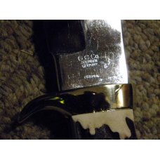 G.C. Co. Solingen Germany (Guttmann Cutlery Co.) Solingen Germany Stag Bowie Sheath Knife G.C. Co. Solingen Germany (Guttmann Cutlery Co.) Solingen Germany Stag Bowie Sheath Knife