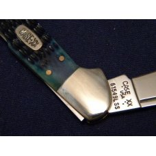Case XX USA 1997 Teal Jigged Bone 61549L SS Copperlock Knife - Pre Production Quality Test Run - NIB Case XX USA 1997 Teal Jigged Bone 61549L SS Copperlock Knife - Pre Production Quality Test Run - NIB