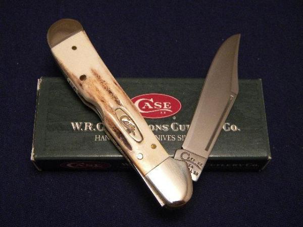 Case XX USA 1999 Genuine Vintage Stag 51549L SS Copperlock Knife - NIB Case XX USA 1999 Genuine Vintage Stag 51549L SS Copperlock Knife - NIB