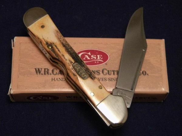 Case XX USA 1998 Genuine Stag 51549L SS Copperlock Knife - NIB Case XX USA 1998 Genuine Stag 51549L SS Copperlock Knife - NIB