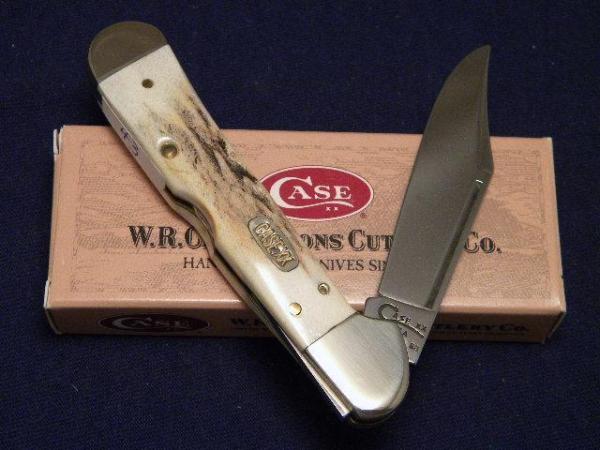 Case XX USA 1999 Genuine Vintage Stag 51549L SS Copperlock Knife - NIB Case XX USA 1999 Genuine Vintage Stag 51549L SS Copperlock Knife - NIB
