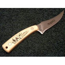 Schrade USA SC502 Scrimshaw Sharpfinger Sheath Knife - NIB