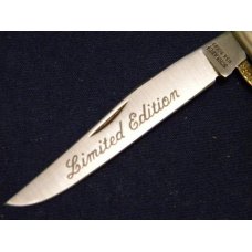 Schrade + USA SC503 Scrimshaw Limited Edition Linerlock Trapper Knife - NIB Schrade + USA SC503 Scrimshaw Limited Edition Linerlock Trapper Knife - NIB