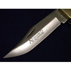 Schrade + USA 507SC Big Cat Scrimshaw Folding Lockback Knife - NIB
