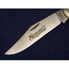 Schrade + USA SC524 Badger Scrimshaw Folding Knife c. 1987 - NIB Schrade + USA SC524 Badger Scrimshaw Folding Knife c. 1987 - NIB
