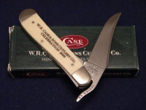 Case XX SS USA 61953 L (2000) Oatmeal Bone Russlock Knife - NIB