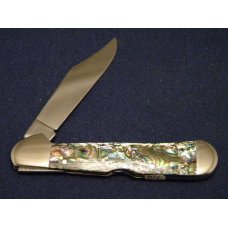 Case XX USA 1998 81549 L SS Genuine Abalone Pearl Copperlock Knife - SFO - NIB Case XX USA 1998 81549 L SS Genuine Abalone Pearl Copperlock Knife - SFO - NIB