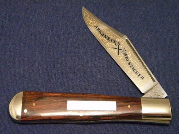 Battle Axe Brand Hickey & Shouse Germany Wood Coke Bottle Knife 