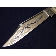 Battle Axe Brand Hickey & Shouse Germany Wood Coke Bottle Knife 
