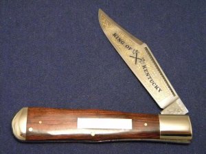 Battle Axe Brand Hickey & Shouse Germany Wood Coke Bottle Knife 