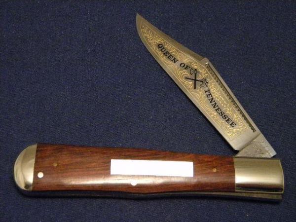 Battle Axe Brand Hickey & Shouse Germany Wood Coke Bottle Knife Battle Axe Brand Hickey & Shouse Germany Wood Coke Bottle Knife