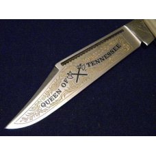 Battle Axe Brand Hickey & Shouse Germany Wood Coke Bottle Knife Battle Axe Brand Hickey & Shouse Germany Wood Coke Bottle Knife