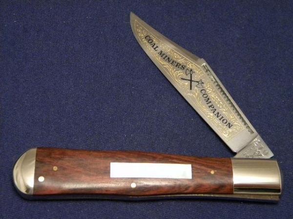 Battle Axe Brand Hickey & Shouse Germany Wood Coke Bottle Knife Battle Axe Brand Hickey & Shouse Germany Wood Coke Bottle Knife
