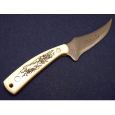 Schrade USA 152SC Scrimshaw Sharpfinger Sheath Knife - NIB Schrade USA 152SC Scrimshaw Sharpfinger Sheath Knife - NIB